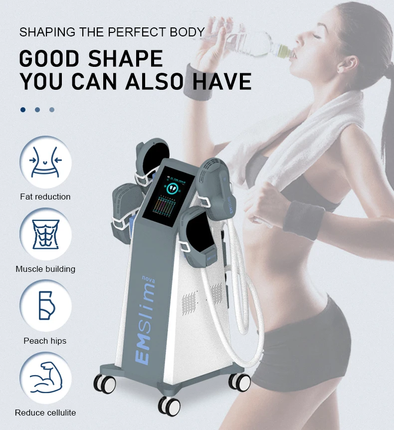 EMS Massage Body EMShape 4 Handles Emslim Neo RF Muscle Stimulator 0