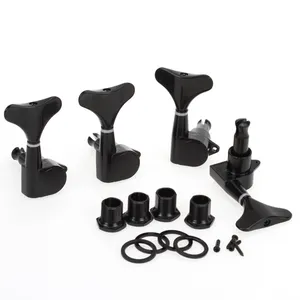 Tay trái và bên phải <span class=keywords><strong>Bass</strong></span> Guitar Điện Điều Chỉnh chốt kim loại đầu máy với các phím điều chỉnh/nút cần thiết Guitar phần - Product Image 1