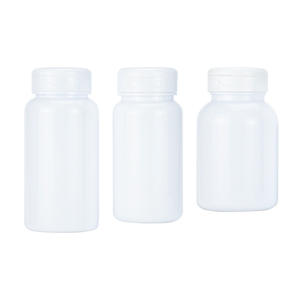 Botella blanca de grado alimenticio altamente segura y saludable para almacenar cápsulas de vitaminas y cajas de almacenamiento de medicamentos - Product Image 1