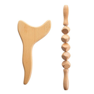 Vendita calda Set 3 pezzi manico in legno terapia tazza strumento di massaggio linfatico drenaggio del corpo <span class=keywords><strong>scolpire</strong></span> - Product Image 3
