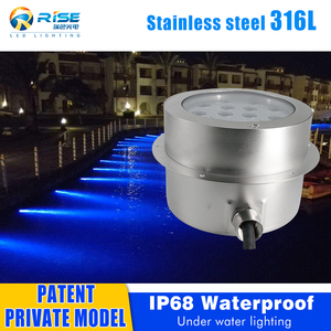 Lumière LED pour <span class=keywords><strong>piscine</strong></span> de qualité commerciale, étanche IP68, à haut rendement lumineux, encastrée, orientable, robuste, pour fontaine/spa/cascades - Product Image 1