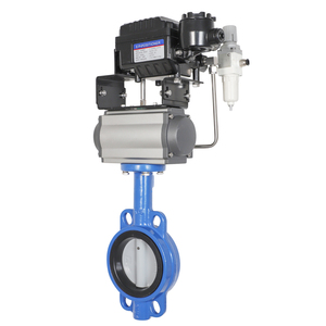 Válvula de Control Neumática Tipo Wafer de Acero Inoxidable Resistente a la Corrosión, Certificada ISO9001, KXC D371X, Unidad FRL para Agua, Venta al Por Mayor - Product Image 2