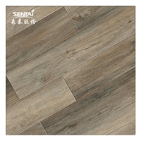 Suelo de Baloncesto de Madera Plástica Compuesta Anhui Sentai, Suelo Vinílico Interior Encastrable, Rollo de PVC con Aspecto de Madera