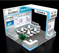 Conception de stand d'exposition 3D, avec 20 ans d'expérience, contribuant à l'atteinte d'un développement gagnant-gagnant avec les partenaires étrangers