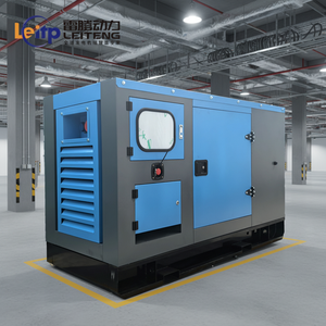 גנרטור דיזל תעשייתי שקט Leiteng 60 קילוואט, מסגרת פתוחה, לכל מזג אוויר, תואם תקן האיחוד האירופי, חד פאזי, התנעה אוטומטית, מערכת העברה אוטומטית (ATS), יבוא ישיר מסין - Product Image 1