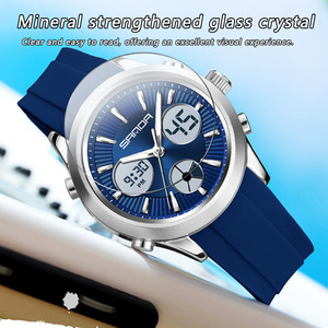 Sanda 9105 Multifunctional Waterproof Sports Watch with Timer & Alarm <b>Clock</b>, <b>Digital</b> Student Wristwatch - Product Image 4