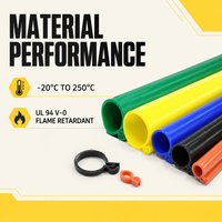 Manchon de protection isolant en caoutchouc silicone à clipser pour conducteurs aériens de lignes nues, par un fabricant fiable