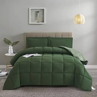 Couette d'hiver ZPECC moderne européenne et américaine en coton épais lavable, taille King Queen, blanche, pour la maison et l'hôtel