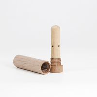 Tube nasopharyngé en bois de noyer naturel Inhalateur Huile essentielle Bois de hêtre Aromathérapie Inhalateur nasal Diffuseur Bâton