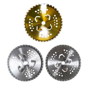 Hoja de sierra profesional industrial de 4 pulgadas para cortar madera, de acero soldado con láser, pintada de blanco, prensada en caliente - Product Image 1