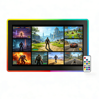 Monitor Layar Sentuh LED dengan Bingkai Lampu LED, Layar Sentuh untuk Game, Monitor LCD 32 Inci dengan Lampu LED pada Bingkai, Berbagai Warna
