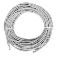 Kabel Patch LAN Cat5e Tanpa Pelindung Kecepatan Tinggi 0.5-50m dengan Steker RJ45 Selubung PVC untuk Penggunaan Telekomunikasi