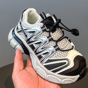 2025 primavera autunno nuove <span class=keywords><strong>scarpe</strong></span> da Sole morbide per ragazzo Sneakers da <span class=keywords><strong>bambina</strong></span> in rete traspirante <span class=keywords><strong>scarpe</strong></span> da <span class=keywords><strong>basket</strong></span> per bambini chiusura con lacci - Product Image 3