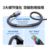Câble de données tressé GREEN PD à charge rapide Type-C pour iPhone 15 et autres appareils Guangdong