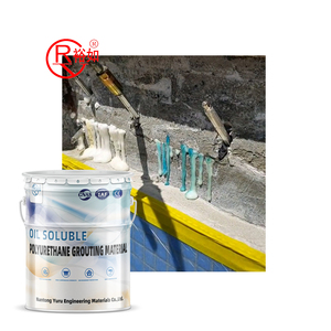 Yu Ru <span class=keywords><strong>Mousse</strong></span> hydrophobe <span class=keywords><strong>anti</strong></span>-fuite pour réparation de toitures, injection de coulis chimique PU, injection de coulis pour béton - Product Image 2