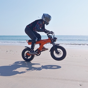 Vélo de route électrique JANSNO X90, moteur à moyeu arrière 48V 25Ah, batterie au lithium 7 vitesses, cadre en acier, vélo électrique à pneus larges de 16 pouces pour adultes/adolescents - Product Image 6