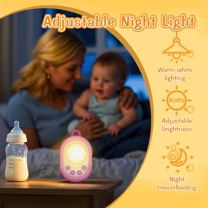 HiFiD Aide au sommeil portable pour bébés et adultes, bruit blanc, appareil d'aide au sommeil pour bébé avec veilleuse, batterie rechargeable, 15-20 heures d'autonomie - Product Image 4