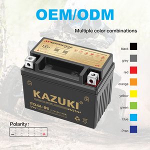 Аккумулятор для мотоцикла KAZUKI, 12В, для запуска малогабаритных мотоциклов, свинцово-кислотный, YTX7A <span class=keywords><strong>12N5</strong></span> 9BS - Product Image 2