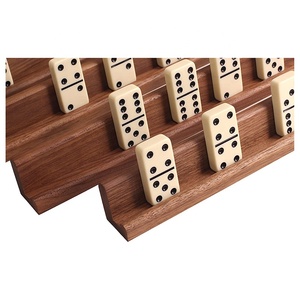 Rắn Mỹ màu Đen bằng gỗ Domino Rack cho khả năng hiển thị tối ưu và tổ chức tay trò chơi cờ vua tối đa dễ dàng trong lưu trữ hiển thị - Product Image 5