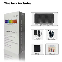 Ceinture de thérapie par lumière rouge OEM 660nm 850nm pour le dos, la taille et l'abdomen, enveloppement de thérapie LED avec batterie externe