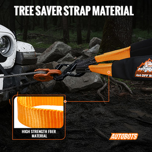 Autobots 4x4 phụ kiện offroad khẩn cấp công cụ phục hồi 3m màu xanh lá cây Polyester cây kéo dây đeo - Product Image 5