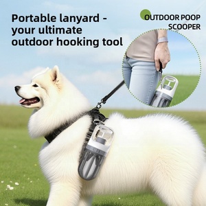 Raccoglitore di Escrementi per Cani e Gatti Ecologico in Plastica, Portatile e Comodo da Trasportare, per Passeggiate all'Aperto - Product Image 2