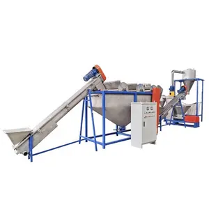 Kailong Machinery 100~200kg/h PP PE HDPE LDPE LLDPE PP PE Hard Plastic Washing Line And Recycling Line