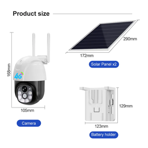 Năng lượng mặt trời không dây máy ảnh PTZ máy ảnh nhà máy Giá wifi 355 máy ảnh 4G PTZ năng lượng mặt trời Máy ảnh 3MP máy ảnh PTZ năng lượng mặt trời Máy ảnh giám sát máy ảnh - Product Image 3