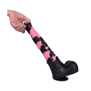 YOCY Dildo realista de caballo de 35 cm, plug anal, strapon, juguete sexual para mujeres y lesbianas, dildo largo de silicona con ventosa - Product Image 5