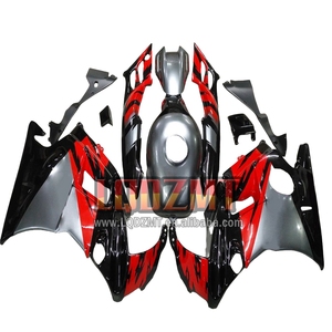 Corps + réservoir OEM pour <span class=keywords><strong>HONDA</strong></span> CBR600 <span class=keywords><strong>CBR</strong></span> 600F3 <span class=keywords><strong>600</strong></span> F3 CC FS Rouge argent CBR600FS 97 98 92LQ.312 CBR600F3 1997 <span class=keywords><strong>1998</strong></span> Carénage d'injection - Product Image 1