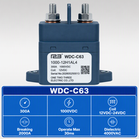 Relais de puissance DC de première classe WDC-C63A C63C ou Sensata-Gigavac 200A 12VDC 800VDC Max, écoénergétique pour station de recharge