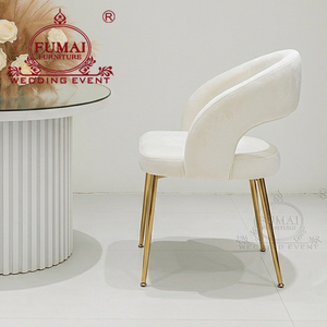 Modern Durable Stainless Steel & PU Leather Upholstered Dining <b>Chair</b> for Restaurant Living Room & Villa Use - Product Image 4
