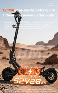 Nouvelle Arrivée Trottinette Électrique G6 1600W à Double Moteur Haute Vitesse pour Adultes - 70km/h Pliable Étanche pour Bureau - Product Image 5