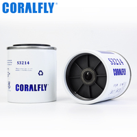 Elementos de filtro de repuesto marino CORALFLY, filtro separador de agua y combustible S3214, 33770, 921410,