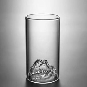 Tasse à thé classique à double paroi en verre borosilicate résistant à la chaleur avec poignée, transparente, ronde, 350 ml, cadeau d'affaires - Product Image 4