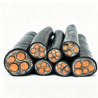 Câble d'alimentation flexible isolé XLPE à conducteur en cuivre, gaine en PVC, fil électrique basse tension pour câblage souterrain de bâtiments