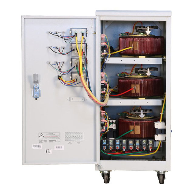 Three Phase Compensated Static Stabilizer 75kva 100Kva 150Kva 220V/380V Ac Adjustable Automatic Voltage Regulator