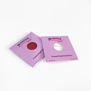 Recycled custom lgoo printed eyeshadow compact packaging pan brushes packaging envelope