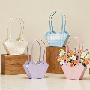 INUNION Bolsa <span class=keywords><strong>de</strong></span> Transporte para Ramos <span class=keywords><strong>de</strong></span> Flores, Impermeable, <span class=keywords><strong>de</strong></span> Cartón, para Regalos Florales, para Bodas, Cumpleaños, Recuerdos <span class=keywords><strong>de</strong></span> <span class=keywords><strong>Fiesta</strong></span> - Product Image 2