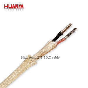 Gaine en fibre de verre KC isolante FTFE, câble d'amortissement en plomb pour thermocouple, haute température - Product Image 2