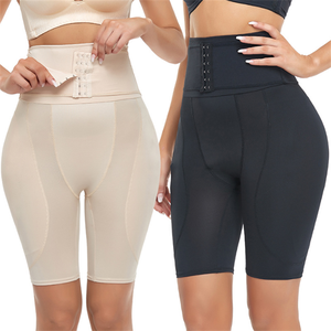 Nuovo arrivo donna Plus Size glutei Lifter modellante Boyshort <span class=keywords><strong>Push</strong></span>-<span class=keywords><strong>up</strong></span> imbottito mutandine <span class=keywords><strong>imbottite</strong></span> con cintola - Product Image 1