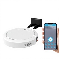 Robot Aspirapolvere e Lavapavimenti Intelligente con WiFi e App Tuya, Pulizia Automatica con Laser