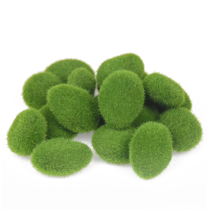 Pierre de mousse artificielle en céramique légère, pierres artificielles, boule, plante verte pour la décoration de jardin, pot de fleurs - Product Image 5