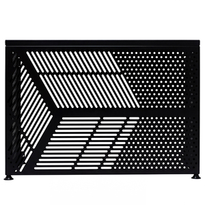 YOD HVAC Tools – Cache-<span class=keywords><strong>climatiseur</strong></span> métallique amélioré pour mini-split et unité extérieure, idéal pour entrepreneurs et hangars - Product Image 1