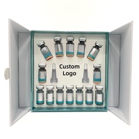 Boîte d'emballage cosmétique personnalisée en papier rigide avec fermeture magnétique, pré-remplie pour stylo-seringue, soins de beauté, flacon de parfum 2ml 3ml