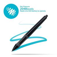 Huion Papan Gambar Digital Profesional Tanpa Baterai Monitor Layar Artistik Digital Pena Tablet Grafis untuk Anak-anak