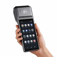 Terminal de point de vente portable tout-en-un Android 14, écran 5,5 pouces, NFC, 4G, double SIM, Bluetooth, imprimante thermique, 32 Go, pour la vente au détail et la restauration
