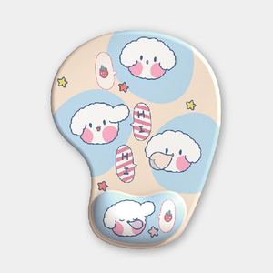 Tùy chỉnh nâu da chuột Pad & bàn phím cổ tay phần còn lại thiết lập dễ thương Puppy động vật thiết kế phim hoạt hình phong cách không dây sạc trong kho - Product Image 3