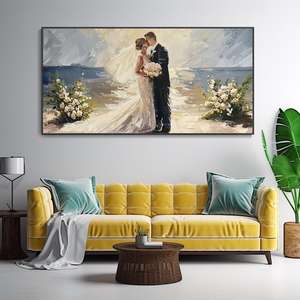 SQ Portraits <span class=keywords><strong>de</strong></span> mariage personnalisés <span class=keywords><strong>sur</strong></span> <span class=keywords><strong>toile</strong></span> à partir <span class=keywords><strong>de</strong></span> photos Peintures à l'huile personnalisées pour photos <span class=keywords><strong>de</strong></span> mariage Cadeau commémoratif <span class=keywords><strong>de</strong></span> mariage - Product Image 5