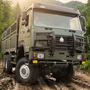 Camión Volquete Usado Sinotruck HOWO <span class=keywords><strong>6x6</strong></span> con Tracción en Todas las Ruedas, Diésel Euro 2, 10 Neumáticos, 40-50 Toneladas, Dirección LHD, 371-400hp, Todoterreno - Product Image 1